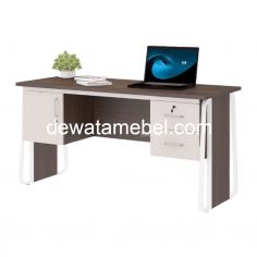 Meja Kantor Ukuran 150 - SIANTANO OT 157 / Grasse Grey Oak - Pastel Grey 